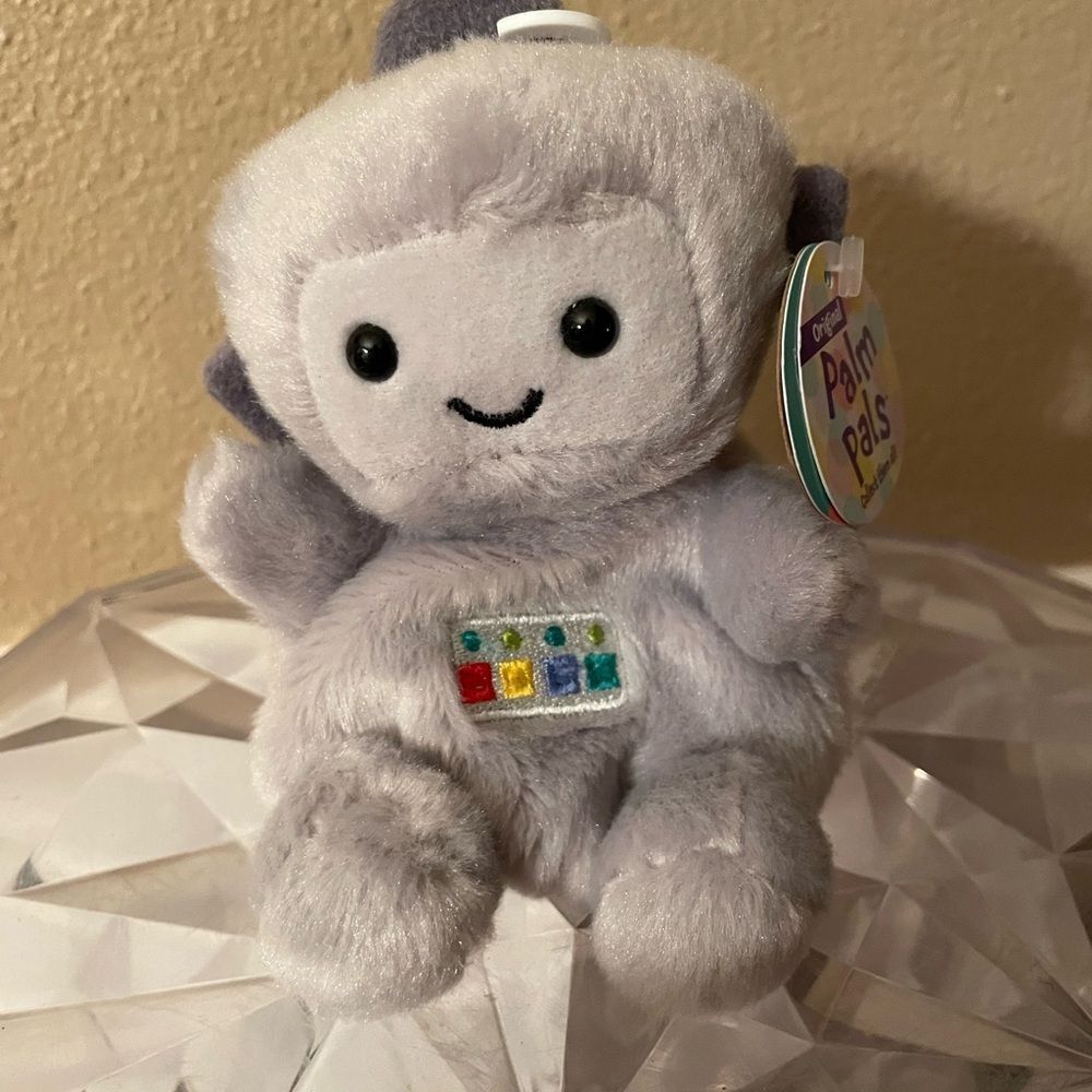 Palm Pal Aurora Robot Plush